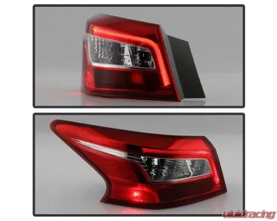 Xtune OE Outer Left Driver Side Tail Lights Nissan Sentra 2016-2018 - ALT-JH-NS16-OE-OL