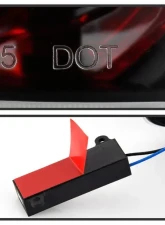 Xtune Light Bar Style LED Tail Lights With Black Lens Nissan Titan 2016-2020                                     - ALT-JH-NT16-LBLED-BK - Image 5