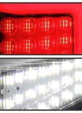 Xtune Light Bar Style LED Tail Lights With Black Lens Nissan Titan 2016-2020                                     - ALT-JH-NT16-LBLED-BK - Image 7