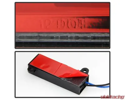 Xtune Light Bar Style LED Tail Lights With Red Clear Lens Subaru Impreza WRX | WRX STI 2015-2021 - ALT-JH-SIWRX15-LBLED-RC