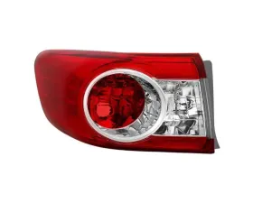 Xtune OEM Left Driver Side Outer Tail Light Toyota Corolla 2011-2013
