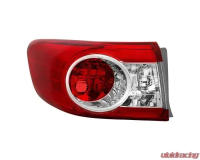 Xtune OEM Left Driver Side Outer Tail Light Toyota Corolla 2011-2013 - ALT-JH-TC11-OE-OL