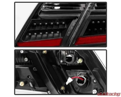Xtune LED Tail Lights With Black Lens Toyota Camry 2007-2009 - ALT-JH-TCAM07-LED-BK