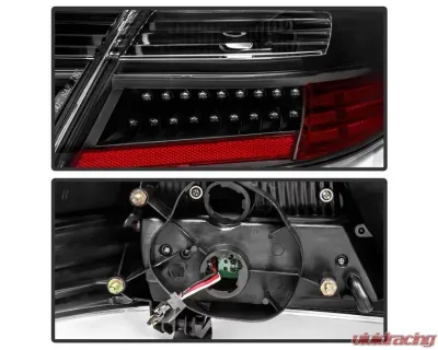 Xtune LED Tail Lights With Black Lens Toyota Camry 2007-2009 - ALT-JH-TCAM07-LED-BK