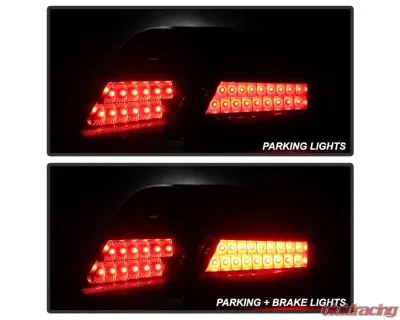 Xtune LED Tail Lights With Black Lens Toyota Camry 2007-2009 - ALT-JH-TCAM07-LED-BK