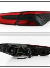 Xtune 4pcs OE Tail Lights With Red Smoke Lens Toyota Camry 2018-2019                                     - ALT-JH-TCAM18-4PC-OE-RS - Image 2