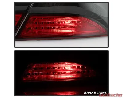 Xtune 4pcs OE Tail Lights With Red Smoke Lens Toyota Camry 2018-2019 - ALT-JH-TCAM18-4PC-OE-RS