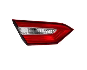Xtune Inner Left Driver Side OE Tail Lights With Chrome/Red Lens Toyota Camry 2018-2019
