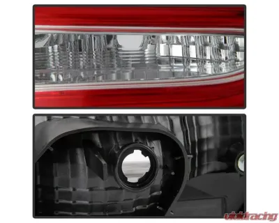Xtune Inner Left Driver Side OE Tail Lights With Chrome/Red Lens Toyota Camry 2018-2019 - ALT-JH-TCAM18LE-OE-IL