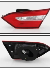 Xtune Inner Right Passenger Side OE Tail Lights With Chrome/Red Lens Toyota Camry 2018-2019                                     - ALT-JH-TCAM18LE-OE-IR - Image 2