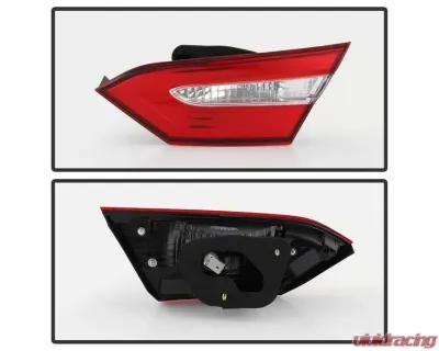 Xtune Inner Right Passenger Side OE Tail Lights With Chrome/Red Lens Toyota Camry 2018-2019 - ALT-JH-TCAM18LE-OE-IR
