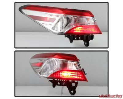 Xtune Outer Left Driver Side OE Tail Light Toyota Camry 2018-2019 - ALT-JH-TCAM18LE-OE-OL
