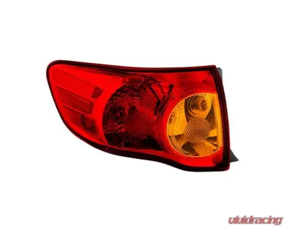 Xtune OEM Left Driver Side Outer Tail Lights Toyota Corolla 2009-2010 - ALT-JH-TCO09-OE-OL