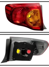 Xtune OEM Left Driver Side Outer Tail Lights Toyota Corolla 2009-2010                                     - ALT-JH-TCO09-OE-OL - Image 2