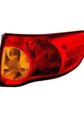 Xtune OEM Right Passenger Side Outer Tail Lights Toyota Corolla 2009-2010                                     - ALT-JH-TCO09-OE-OR - Image 5