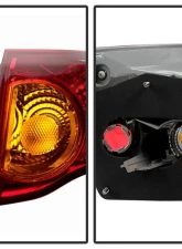 Xtune OEM Right Passenger Side Outer Tail Lights Toyota Corolla 2009-2010                                     - ALT-JH-TCO09-OE-OR - Image 3