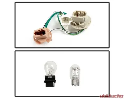 Xtune OEM Right Passenger Side Outer Tail Lights Toyota Corolla 2009-2010 - ALT-JH-TCO09-OE-OR