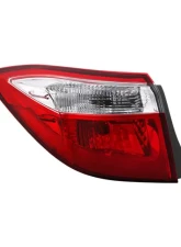 Xtune OE Left Driver Side Tail Lights With Red Clear Lens Toyota Corolla 2014-2016                                     - ALT-JH-TCOL14-OE-L - Image 6