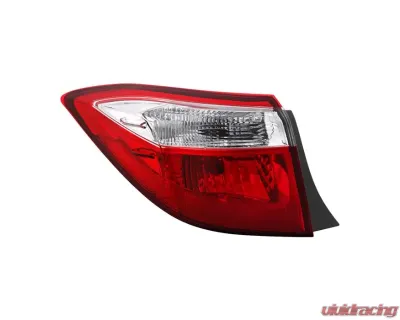 Xtune OE Left Driver Side Tail Lights With Red Clear Lens Toyota Corolla 2014-2016 - ALT-JH-TCOL14-OE-L