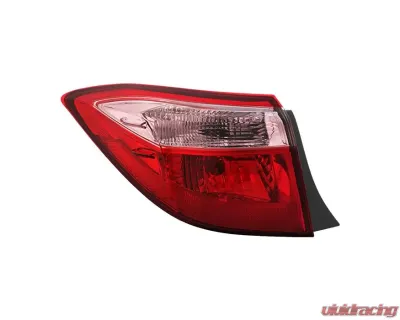 Xtune OE Left Driver Side Tail Lights With Red Pink Lens Toyota Corolla 4D Sedan (CE L LE Model) 2017-2019 - ALT-JH-TCOL17-OE-L