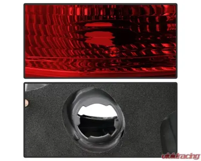 Xtune OE Left Driver Side Tail Lights With Red Lens Toyota Corolla 4D Sedan (S SE XSE Model) 2017-2019 - ALT-JH-TCOL17SE-OE-L