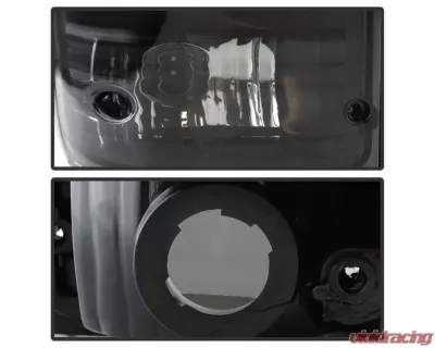 Xtune Euro Style Tail Lights With Black Lens Toyota Pickup 1989-1995 - ALT-JH-TP89-BK