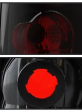 Xtune Euro Style Tail Lights With Black Smoke Lens Toyota Pickup 1989-1995                                     - ALT-JH-TP89-BSM - Image 3