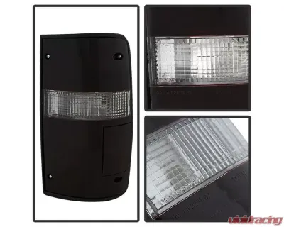 Xtune OEM Style Tail Lights With Red Smoke Lens Toyota Pickup 1989-1995 - ALT-JH-TP89-OE-RSM