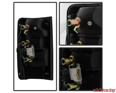 Xtune OEM Style Tail Lights With Red Smoke Lens Toyota Pickup 1989-1995 - ALT-JH-TP89-OE-RSM