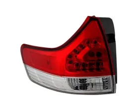 Xtune OEM Left Driver Side Outer Tail Lights Toyota Sienna 2011-2013