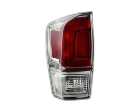 Xtune Left Driver Side Smoke Housing /Clear Lens OE Tail Light Toyota Tacoma 2016-2017