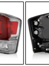 Xtune Left Driver Side Smoke Housing /Clear Lens OE Tail Light Toyota Tacoma 2016-2017                                     - ALT-JH-TT16-OE-CS-L - Image 2