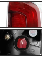 Xtune Left Driver Side Smoke Housing /Clear Lens OE Tail Light Toyota Tacoma 2016-2017                                     - ALT-JH-TT16-OE-CS-L - Image 3