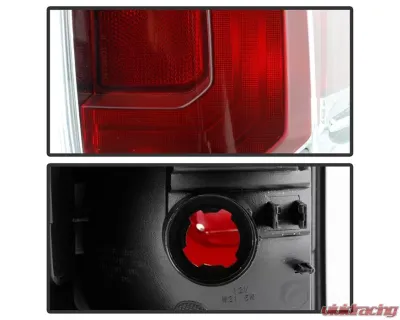 Xtune Left Driver Side Smoke Housing /Clear Lens OE Tail Light Toyota Tacoma 2016-2017 - ALT-JH-TT16-OE-CS-L