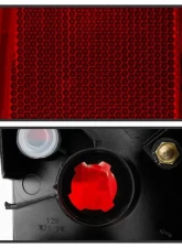 Xtune OE Left Driver Side Chrome Housing / Red Clear Lens Tail Lights Toyota Tacoma 2016-2017                                     - ALT-JH-TT16-OE-RC-L - Image 3