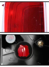 Xtune OE Left Driver Side Smoke Housing / Red Clear Lens Tail Lights Toyota Tacoma 2016-2017                                     - ALT-JH-TT16-OE-RS-L - Image 3