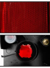 Xtune OE Left Driver Side Black Housing / Clear Lens Tail Light Toyota Tacoma 2017-2018                                     - ALT-JH-TT17-OE-CB-L - Image 3
