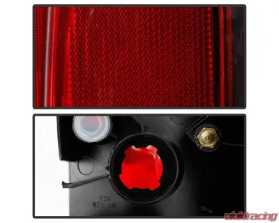 Xtune OE Left Driver Side Black Housing / Clear Lens Tail Light Toyota Tacoma 2017-2018 - ALT-JH-TT17-OE-CB-L