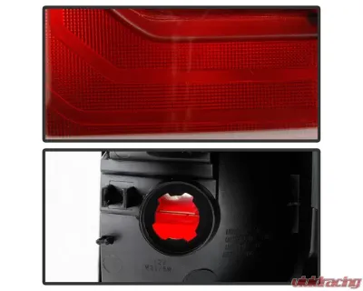 Xtune OE Left Driver Side Black Housing / Clear Lens Tail Light Toyota Tacoma 2017-2018 - ALT-JH-TT17-OE-CB-L