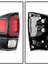 Xtune Left OE Driver Side Tail Lights (Black Bezel Black Trim) Toyota Tundra TRD PRO 2020                                     - ALT-JH-TT20T-OE-BR-L - Image 2