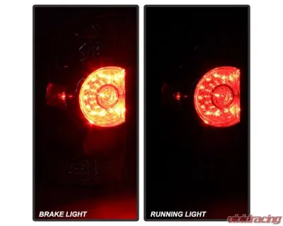 Xtune Left Driver Side OEM Style LED Tail Lights Toyota Tacoma 2009-2015 - ALT-JH-TTA09-OE-L