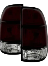 Xtune OEM Style Tail Lights With Dark Red Lens Toyota Tundra 2000-2006                                     - ALT-JH-TTU00-OE-RSM - Image 5