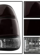Xtune OEM Style Tail Lights With Dark Red Lens Toyota Tundra 2000-2006                                     - ALT-JH-TTU00-OE-RSM - Image 3
