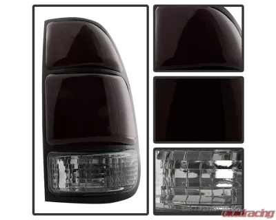 Xtune OEM Style Tail Lights With Dark Red Lens Toyota Tundra 2000-2006 - ALT-JH-TTU00-OE-RSM