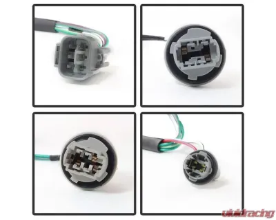 Xtune OEM Style Tail Lights With Dark Red Lens Toyota Tundra 2000-2006 - ALT-JH-TTU00-OE-RSM