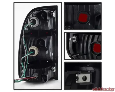 Xtune OEM Style Tail Lights With Dark Red Lens Toyota Tundra 2000-2006 - ALT-JH-TTU00-OE-RSM