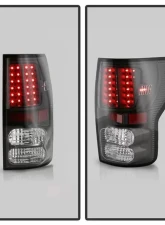 Xtune LED Tail Lights With Black Lens Toyota Tundra 2007-2013                                     - ALT-JH-TTU07-LED-BK - Image 6