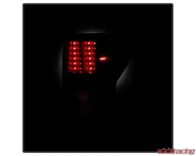 Xtune LED Tail Lights With Black Lens Toyota Tundra 2007-2013 - ALT-JH-TTU07-LED-BK