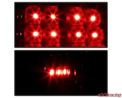 Xtune LED Tail Lights With Black Lens Toyota Tundra 2007-2013 - ALT-JH-TTU07-LED-BK