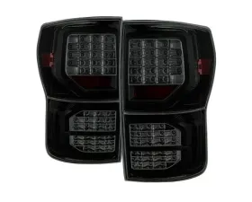 Xtune Black Smoke LED Tail Lights with LED Singal Function Toyota Tundra 2007-2013